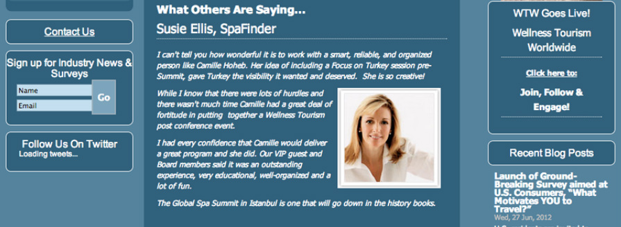 Camille Hoheb's Testimonial from Susie Ellis